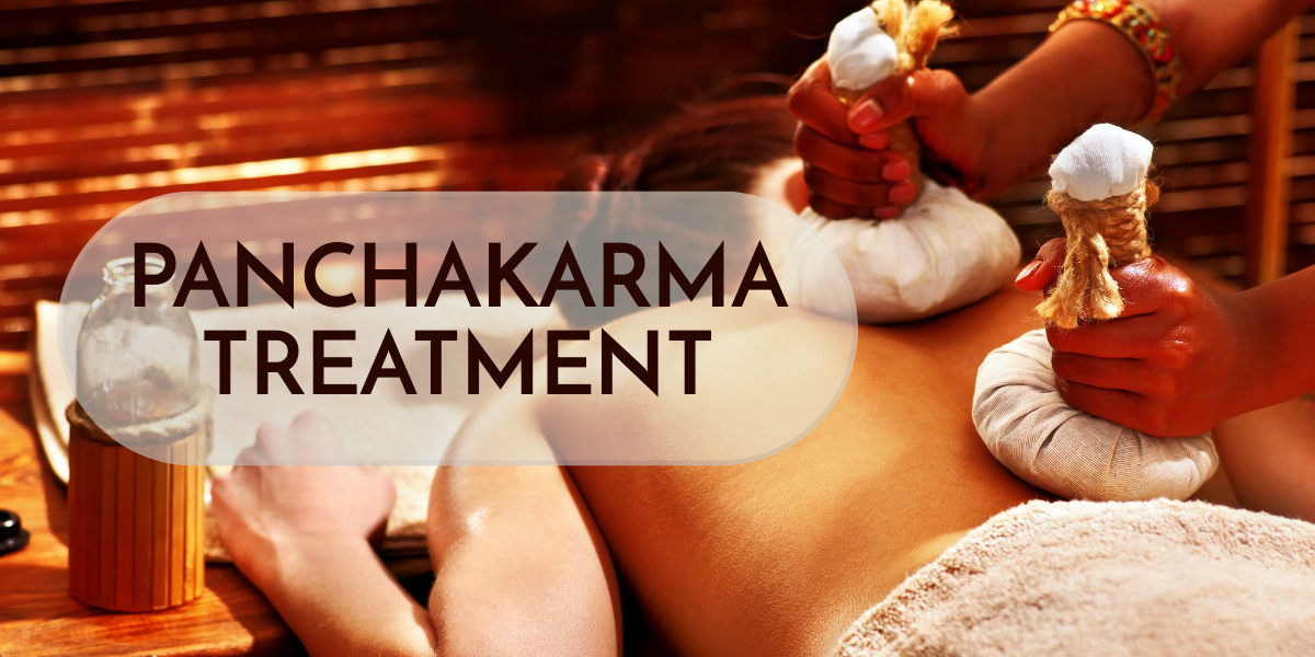 A peaceful Panchakarma treatment session for body and mind detoxification, showcasing Ayurvedic healing therapies for rejuvenation.